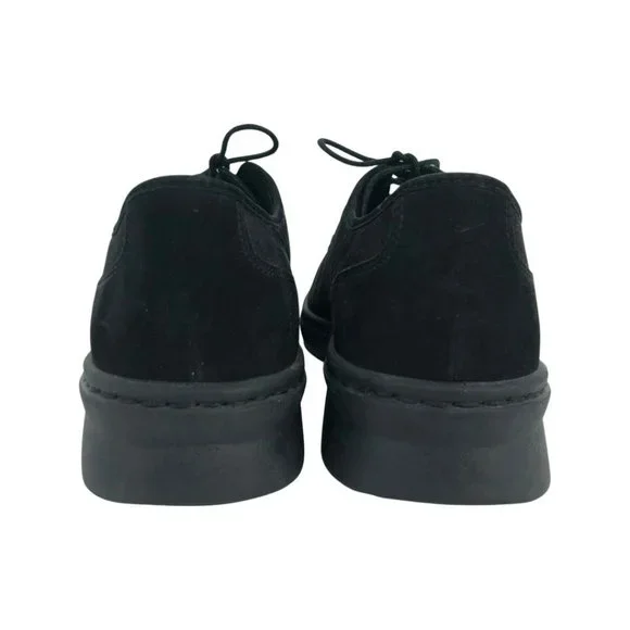 Clarks Oxford Shoes Womens 8.5 M Black Suede Leather - Picture 8 of 9